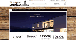 Desktop Screenshot of peditec-shop.de